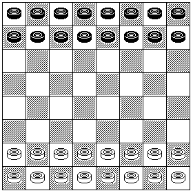 how many pieces in checkers